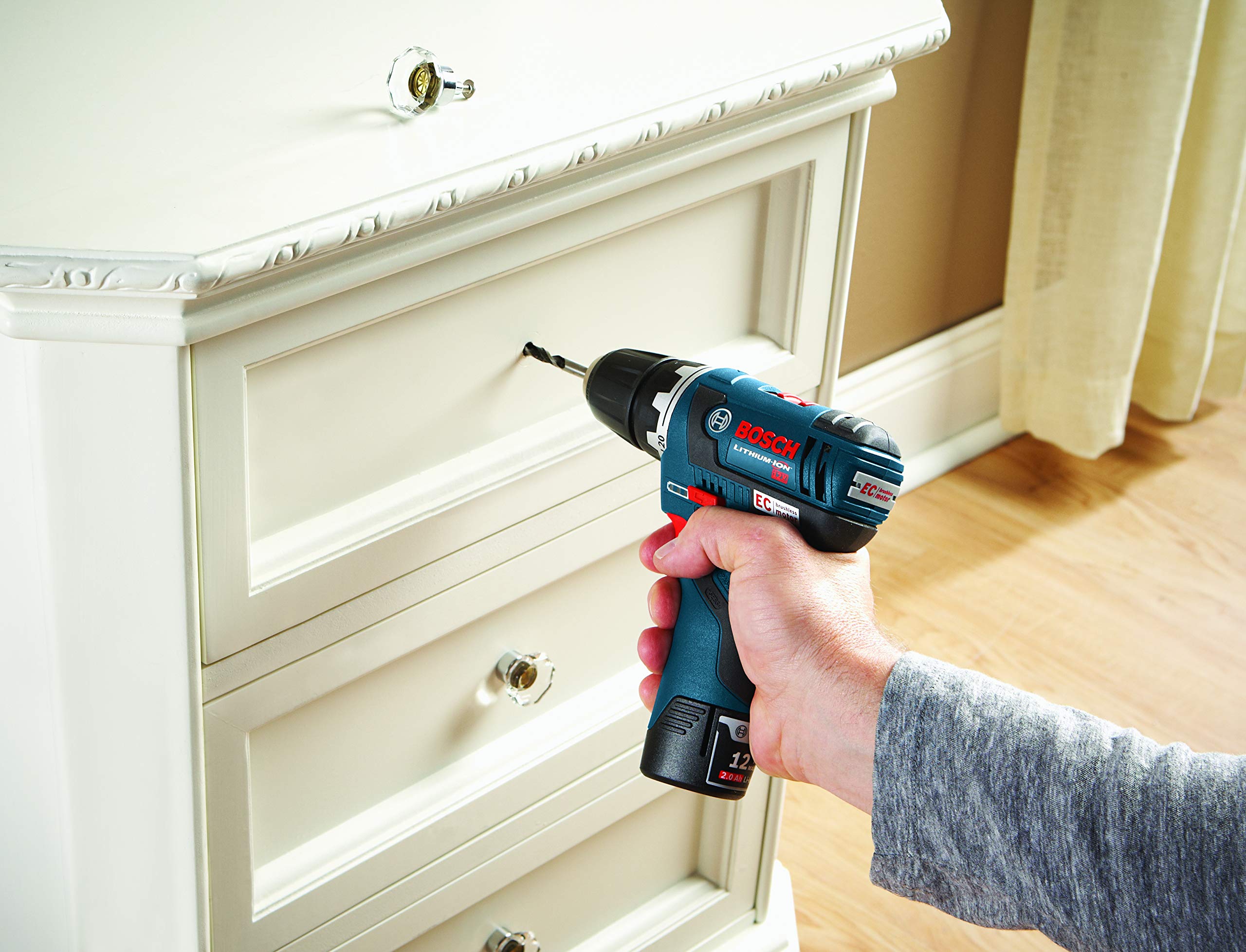 Bosch PS3202 Cordless Drill Driver 12V Brushless Compact Drill with