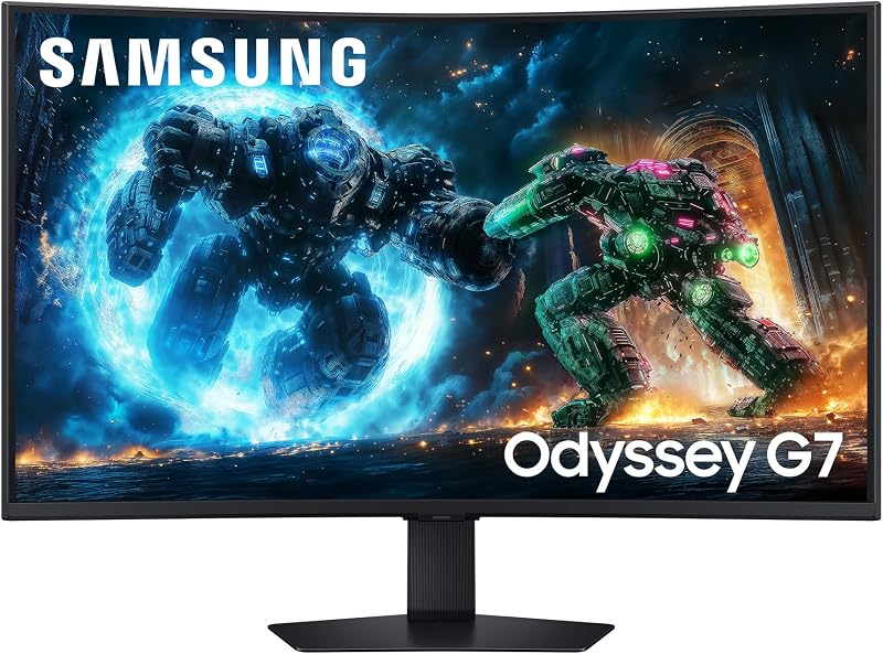 37 Zoll Odyssey G75F 4K UHD Curved Gaming Monitor, 3840 x 2160, 165 Hz, 1 ms (G/G), 1000R, VESA DisplayHDR 600 HDR10+, AMD FreeSync Premium Pro, Auto Source Switch+, Core Sync, LS37FG756EUXEN