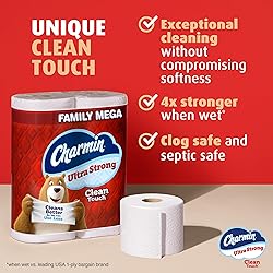Charmin Toilet Paper Ultra Strong Clean Touch, 18
