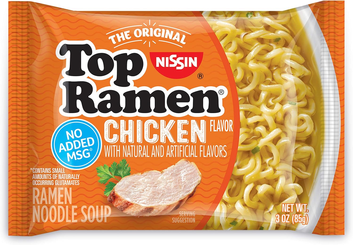 Nissin Nissin Top Ramen Oodles Of Noodles Chicken Flavor Ramen Noodle Soup 3 Oz Pack Of 24 Amazon Ca Grocery