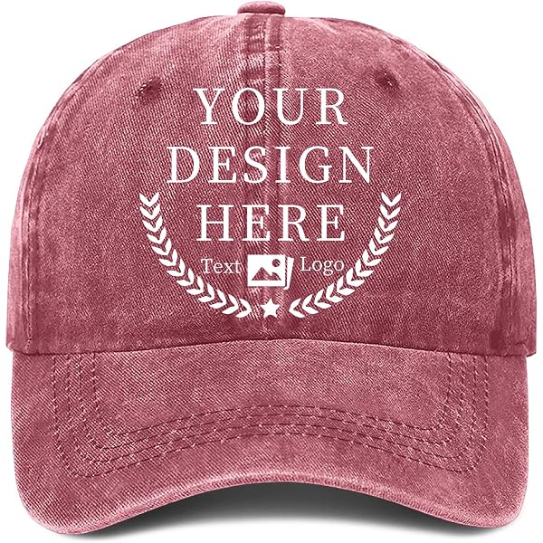 Design Own Cap Adjustable Denim Cap Custom Baseball Cap – With Text, Logo, Or Picture ...
