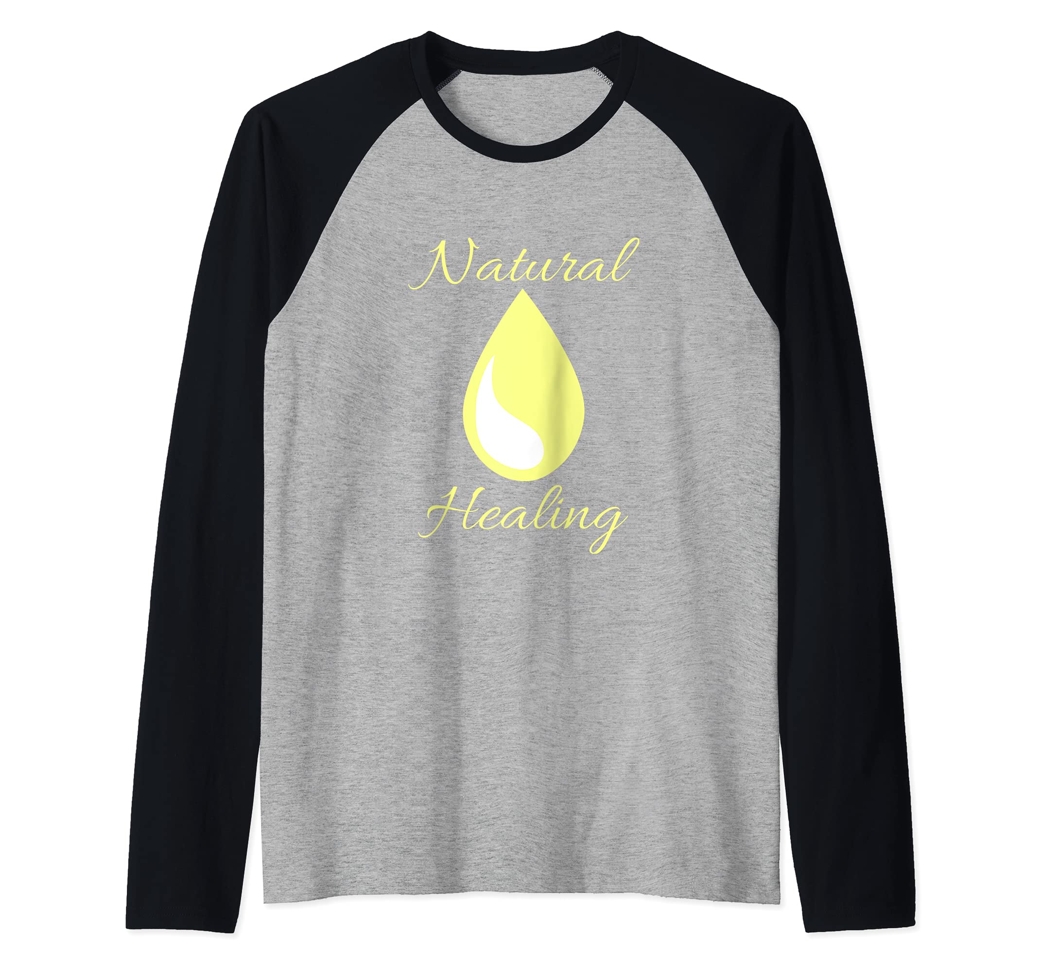 Natural Healing Essential Oils Raglan Baseball Tee
