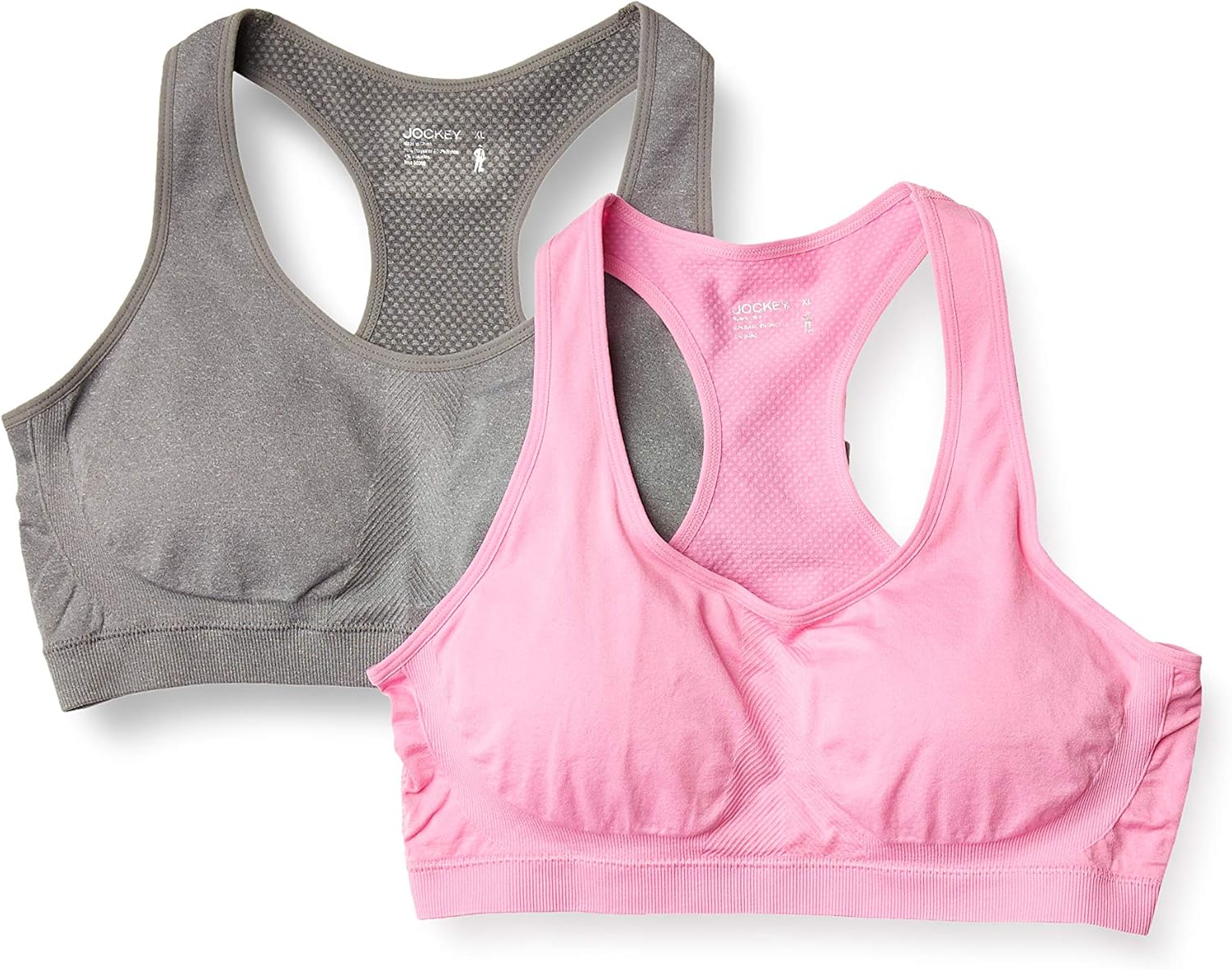 Jockey Women's 2 Pack Removable Cup Seamless Bra at  Women’s Clothing store