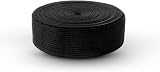 Realm Flat Elastic Band Black & White Sewing Crafts 1/4in 3/8in 1/2in 1in view 2