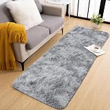 Sour Lemon Grey Rugs Living Room 60x120cm Anti Slip Shaggy Floor Mat view 6