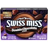 Swiss Miss Double Chocolate Hot Cocoa Mix, 1.18 oz., 6-ct (6-pk) | Individually portioned packets; made with real cocoa &amp; milk; perfect for cozy nights &amp; snow days; enjoy morning or night