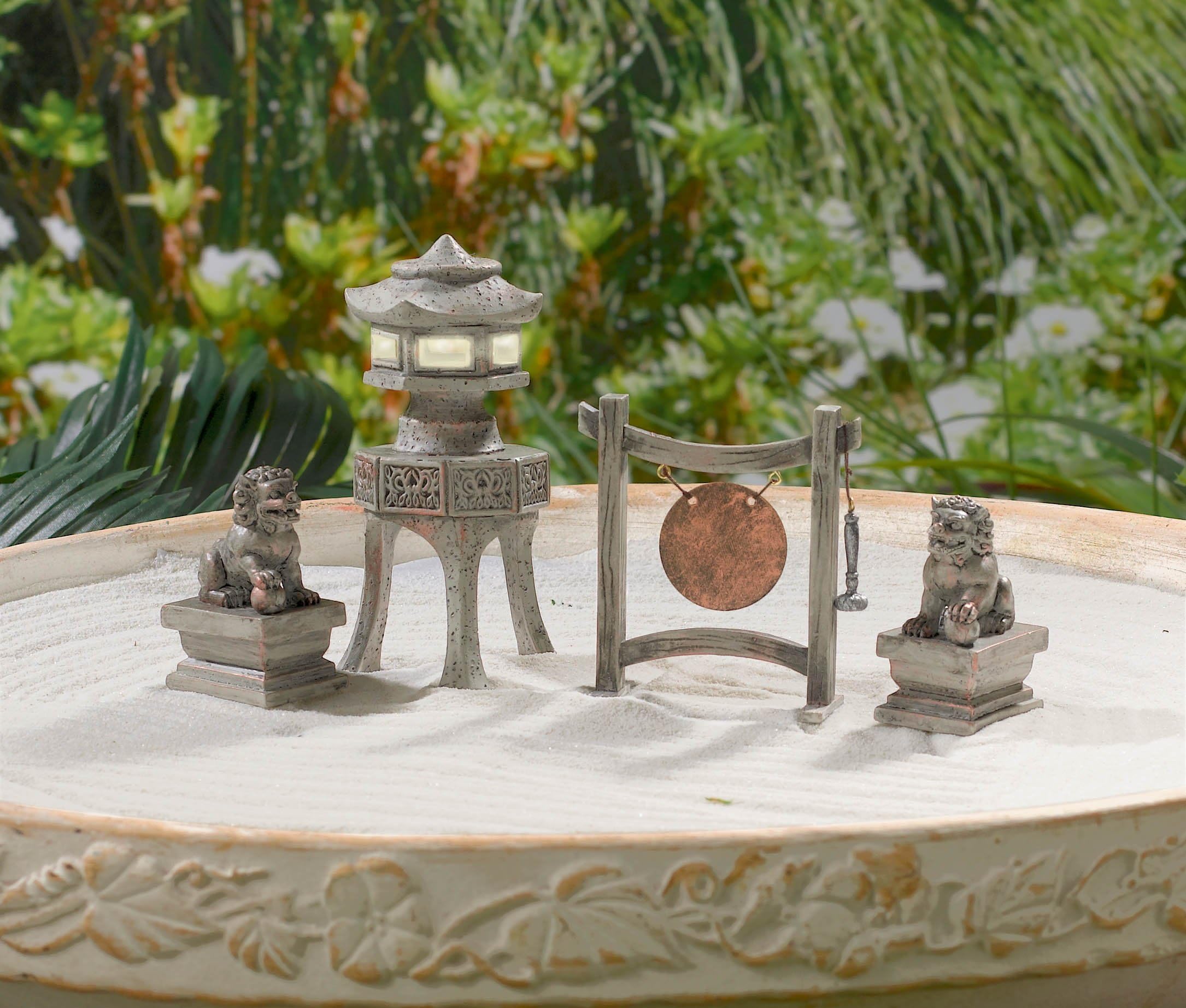 figurine zen mini courtyard itgxv