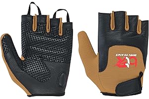 BTR BORN TO RACE Kids Wheelchair and Cycling Gloves – Fingerless Leather Palm Gloves for Boys and Girls – Durable Long Thumb Design for Mobility, Wheelchair, and Bike Riding