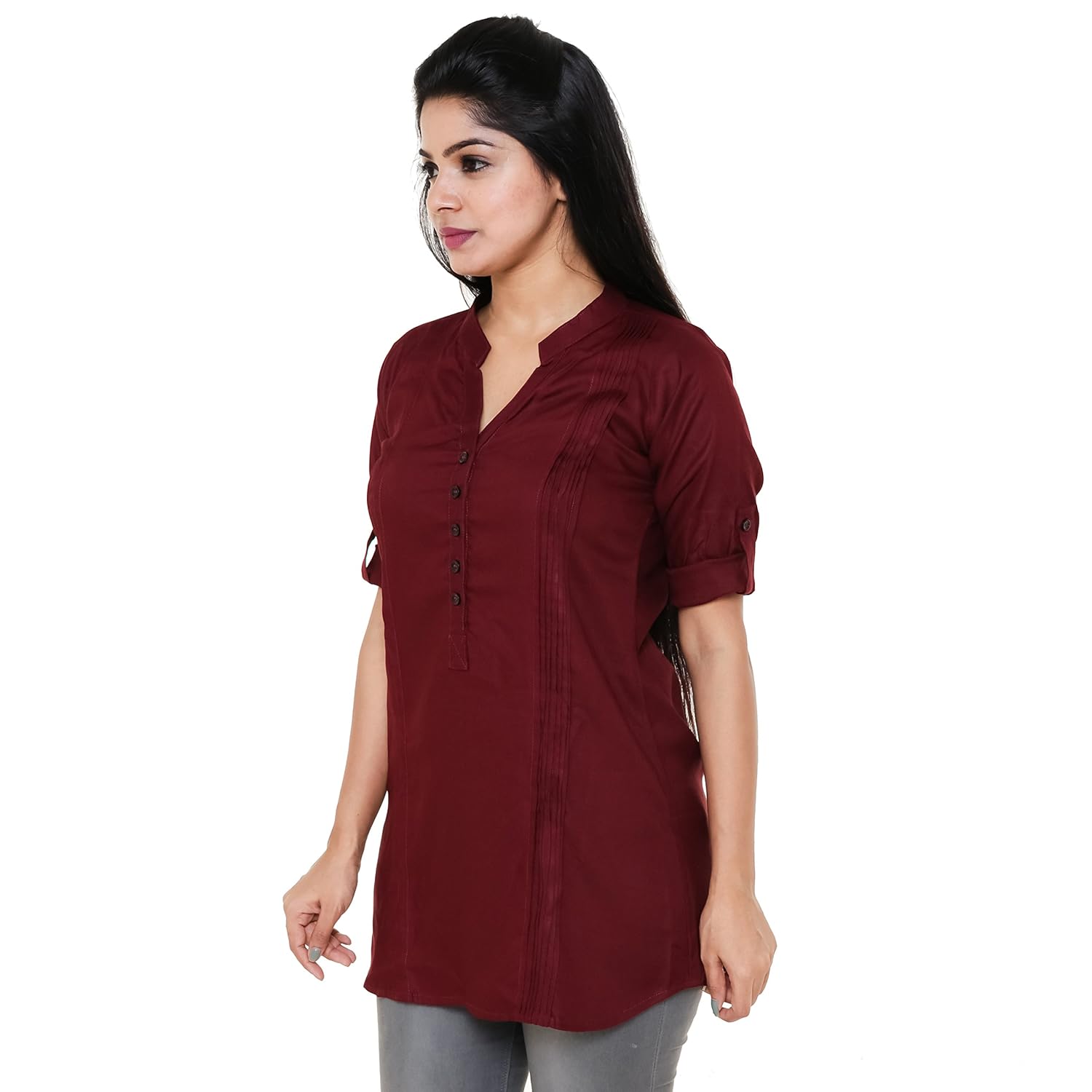 easy 2 wear women's cotton tunic top (multicolour)