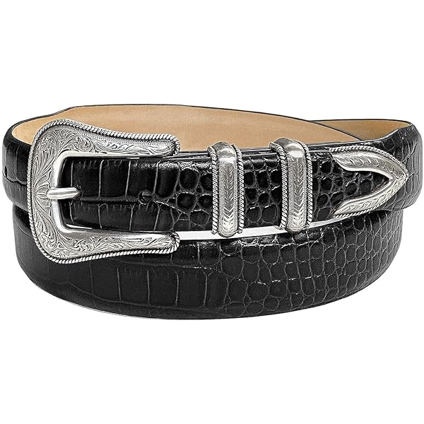 Biagio Croc Embossed DARK BROWN Men display picture 3