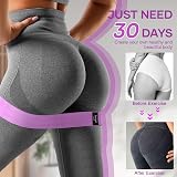 Suright Fabric Resistance Bands Set of 3 for Glutes Hips Non-Slip 3 Levels view 7