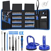 STREBITO Precision Screwdriver Set 142-Piece + 2-Piece Suction Cups Bundle, LCD Screen Remover for Computer, iPhone, Laptop, Cell Phone, Macbook, PS4/5, Tablet Electronics Repair