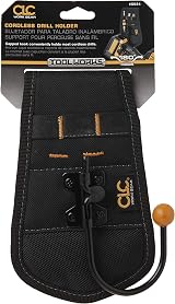 Custom Leathercraft 5024 Cordless Drill Hook Black Pack of 1 Tool Holder view 2