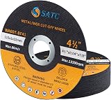 S SATC 115mm Cutting Discs 20 Pack Ultra Thin 1mm for Metal Grinding