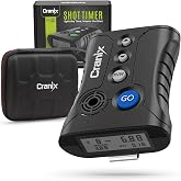 Cranix Professional Shot Timer for Shooting Competition, 0.01s Precision Tactical Training Shot Timers with Loud Buzzer, Enhanced Detection &amp; Long Battery Life &amp; 4 Modes (Sapphire Blue)
