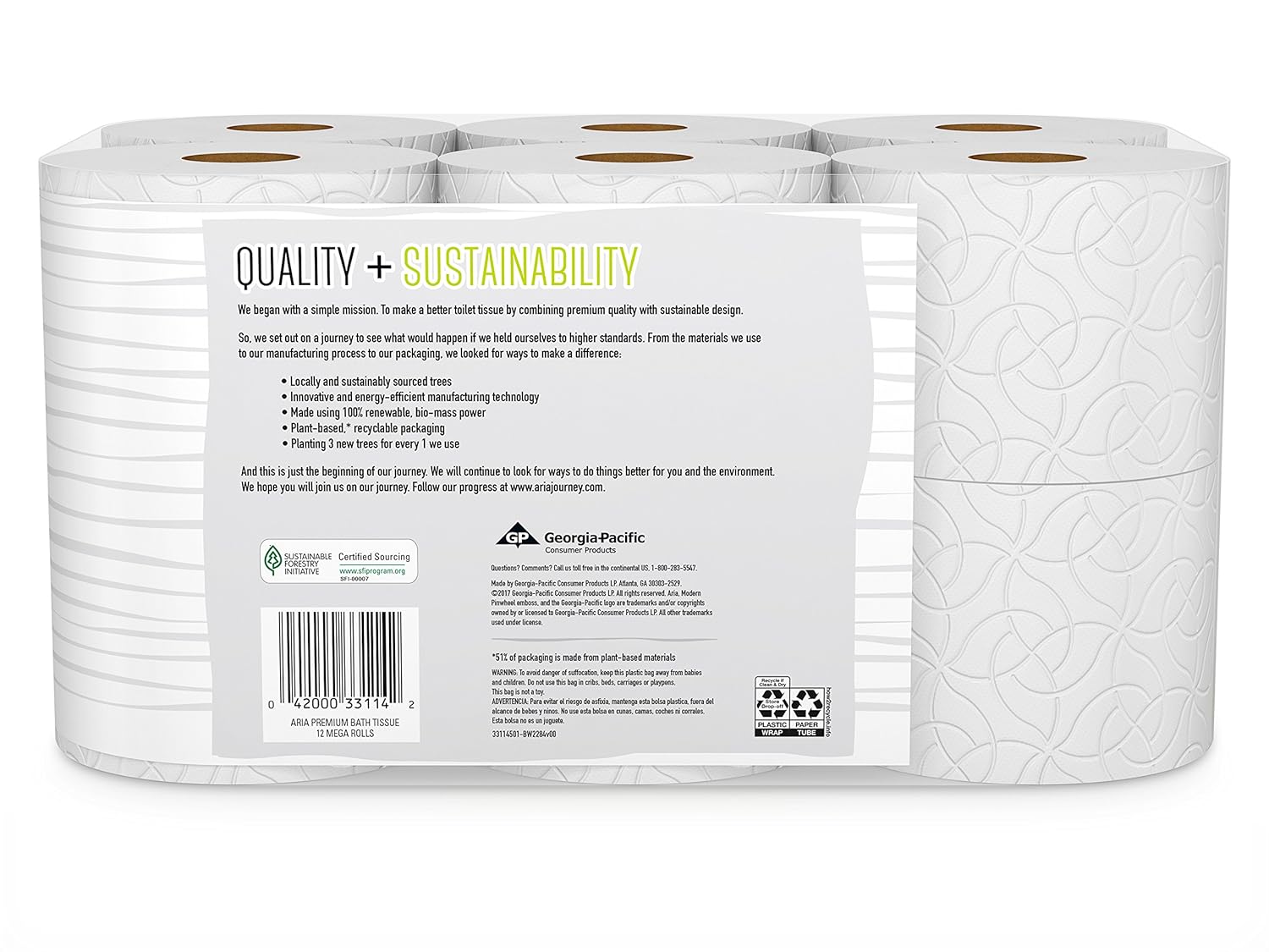 Toilet Paper 1224 Pack Giant 2 Ply Rolls Large Office Commercial WC