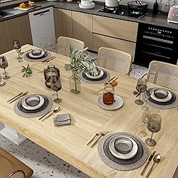 Homsee Large 78.7" L Dining Table for 8-10