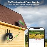 Xega 4G LTE Solar Security Camera 2K HD PTZ Night Vision IP66 view 3