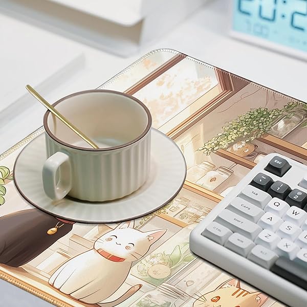 MUSHROOM MOUSE PAD, BOTANY DESK MAT,GAMING MOUSE PAD,KEYBOARD MAT OFFICE DESK DECOR ACCESSORIES