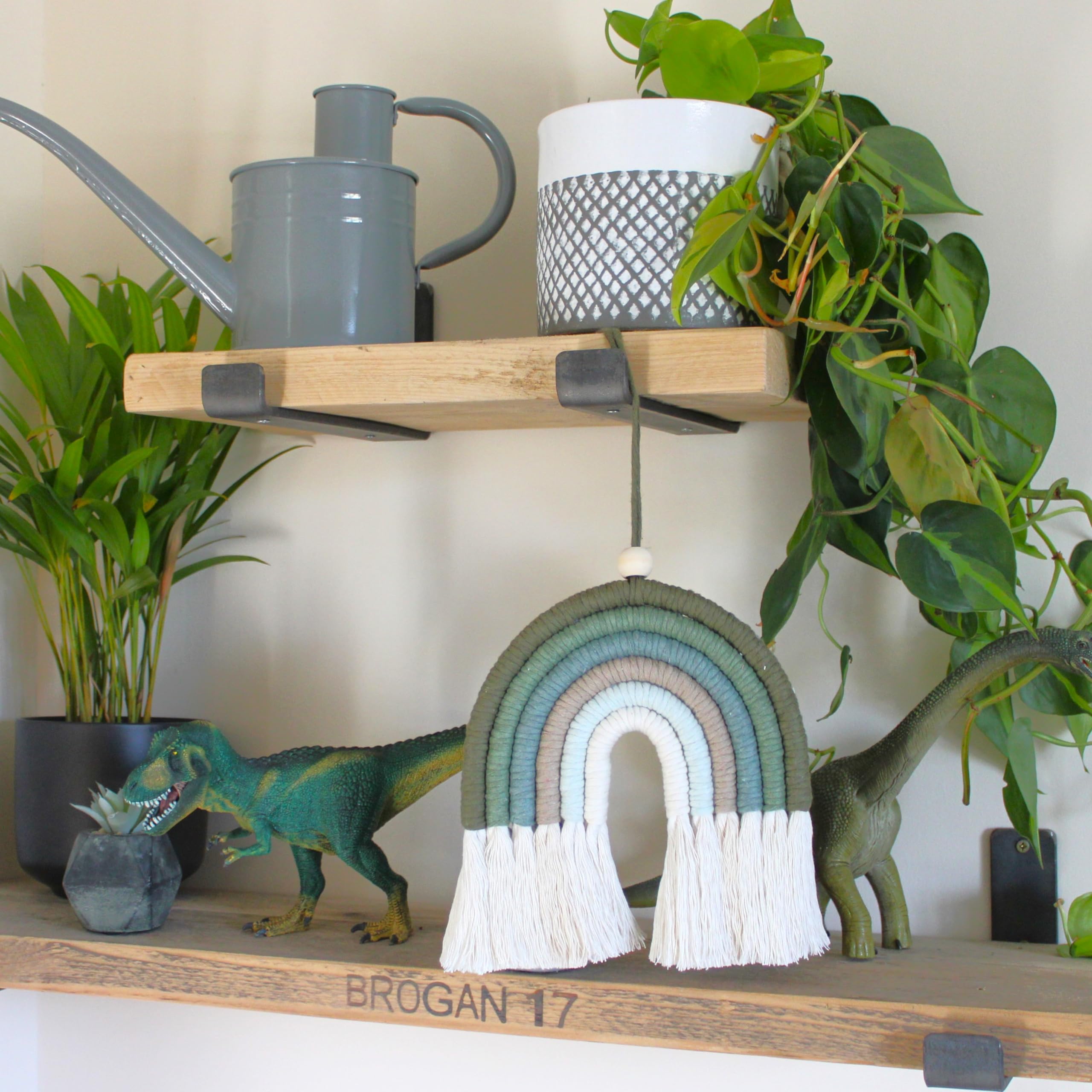 Piglet&Chestnut Beginners Macrame Kit for Adults - Macrame Rainbow Kit - Make Your Own Macrame Rainbow - Craft Starter Kit - Complete with Illustrated Instructions