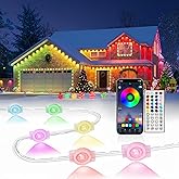 VERDILUME 200FT Permanent Outdoor Lights, Smart RGB Eave Lighting for House, IP67 Waterproof LED Outside House Lights with App/Remote Control, for Christmas, Holiday Decor, Party, Daily