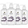 Dove Advanced Care Hand Sanitizer Lavender & Chamomile Pack of 4 for Soft, Smooth Skin, 99.99% Effective Against Many Germs, 8 oz