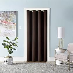 ChrisDowa Blackout Door Curtains for Doorway
