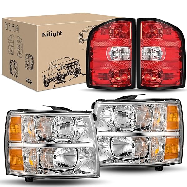 NILIGHT HEADLIGHT AND TAILLIGHT ASSEMBLY COMPATIBLE WITH 2007...