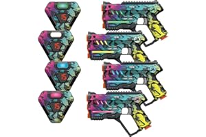 WINYEA TAG Laser Tag Set of 4, Lazer Tag Game for Kids Indoor & Outdoor Play, Gift Ideas for Kids Teens and Adults, Cool Toys for Teenage Ages 8 9 10 11 12+Year Old Boy & Girls