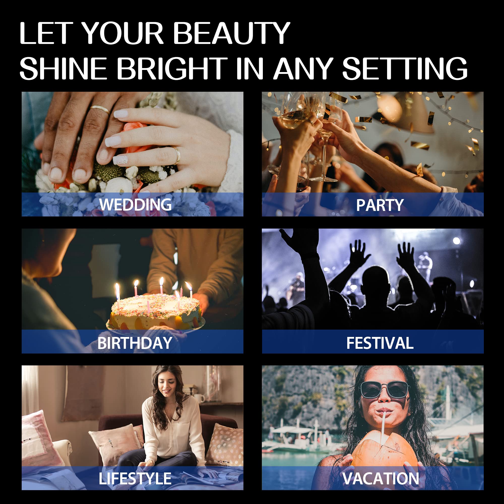 UNA GELLA Medium Almond Gel Nail Tips, 504PCS Clear Fake Nails Tips Shape Full Cover Acrylic Gel Nail Extension For Diy Home Salon 12 Sizes - Image 7