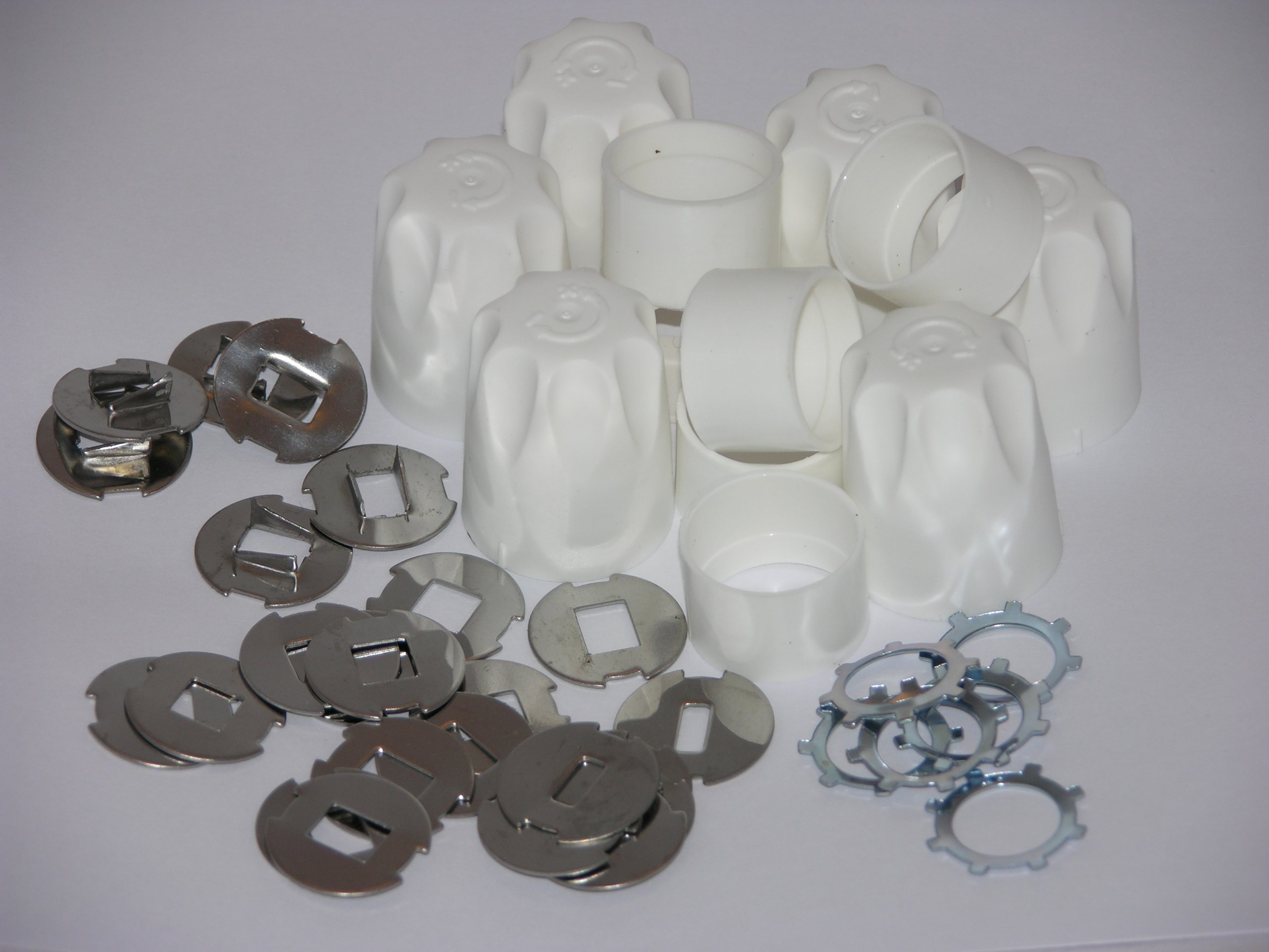 Universal Fitting Replacement Safety Radiator Valve Caps/Tops (6 Pack - Wheelheads)