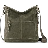 The Sak Lucia Leather Crossbody Purse, Zipper Closure with Adjustable Strap | Soft Genuine Leather, Multiple Interior Pockets, Lightweight &amp; Compact, Fits Phone &amp; Wallet, Everyday, Work &amp; Travel Ready