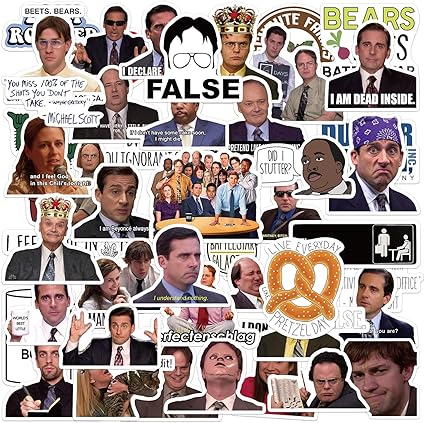 the office hydro flask stickers