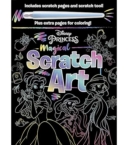 Disney Princess: けずって描く心の楽園 (大人のための