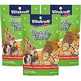 Vitakraft Crunchy Bears Rabbit, Guinea Pig &amp; Hamster Treat 12 oz. (Pack of 3)