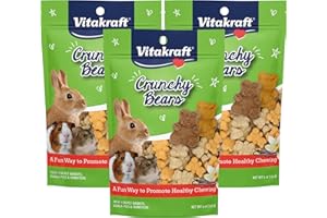 Vitakraft Crunchy Bears Rabbit, Guinea Pig & Hamster Treat 12 oz. (Pack of 3)