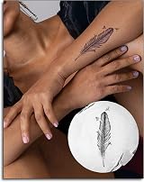 Inkbox Temporary Tattoo Feather Birds Free Flight Semi-Permanent 1-2 Weeks view 1