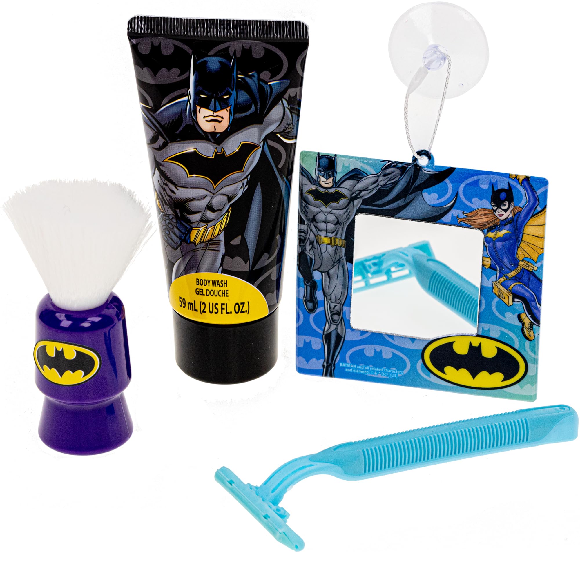 Batman Shaving and Grooming Pretend Play Kit Safe for Kids by Townley Girl