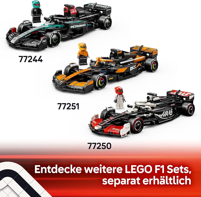 Speed Champions BWT Alpine F1 Team A524 Rennauto - Spielzeug mit Formel 1 Minifigur zum Sammeln - Geschenk für Jungen & Mädchen ab 10 Jahren und Erwachsene Motorsport Fans 77248