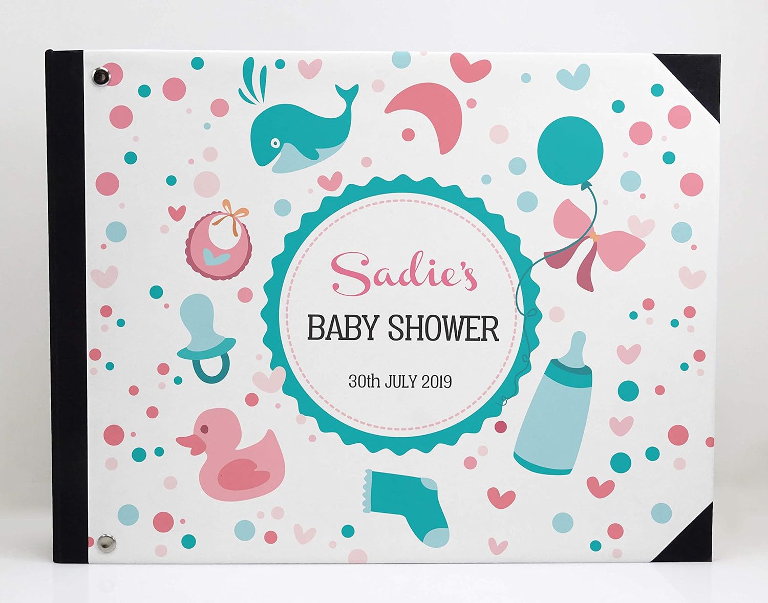 personalized baby shower guest book