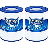 Cryspool® PDM28 Filter Compatible with Spa Filter Aqua Crest PDM28 461273, Dream Maker, 28 Sq. Ft Spa Filter Cartridge, 2 Pack