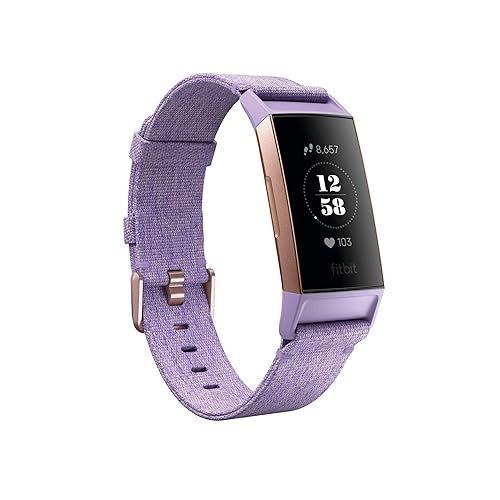 Fitbit Charge SE Fitness Activity Tracker, Lavender Woven, One