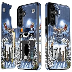 LETO Christmas Wallet Phone Case for Samsung Galaxy