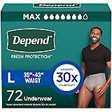 Depend Fresh Protection Adult Diapers, Incontinence