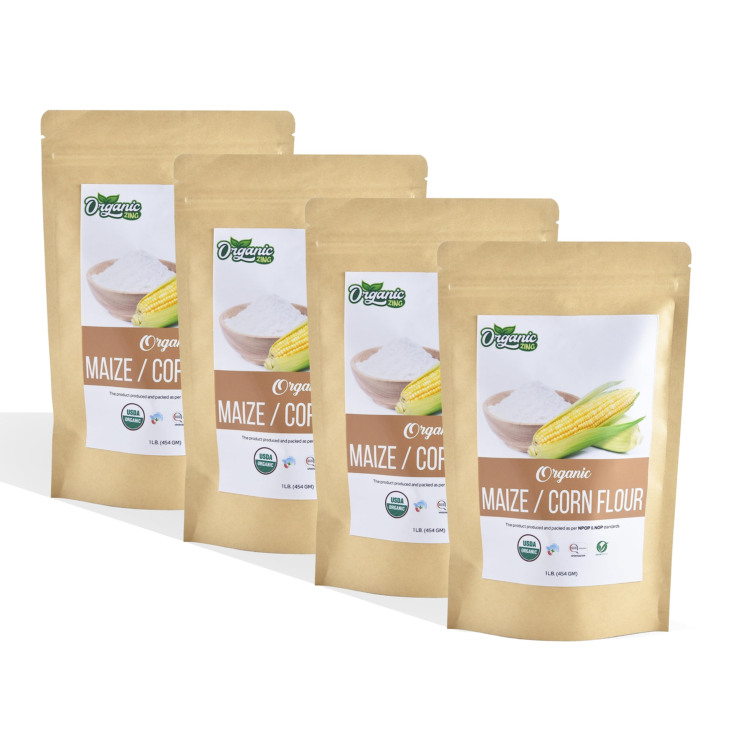 Organic Zing Maize Flour | Gluten-free Corn/Maize