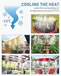 homenote Misting Cooling System 92FT (28M) Misting