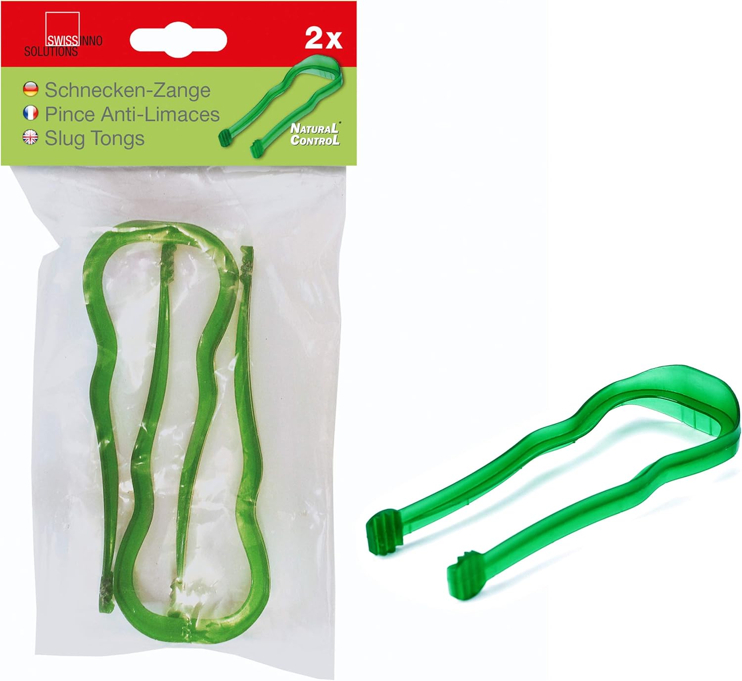 SWISSINNO 1 221 001 Natural Control Schneckenzange 2 Stück