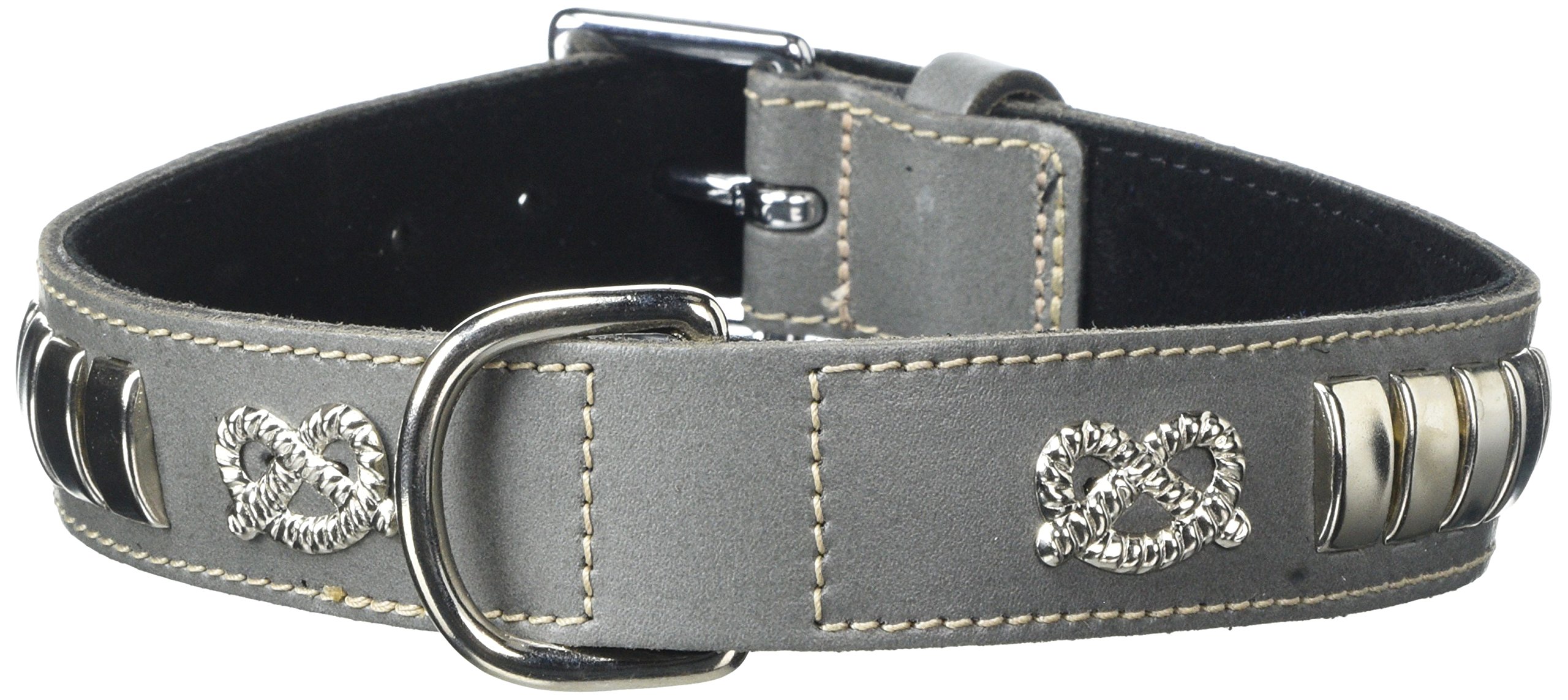 BBD Pet Products Bull Terrier Collar, One Size, 1/4 x 18 to 21-Inch, Grey