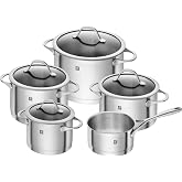 ZWILLING Essence Cookware Set, Stainless Steel, 5-Piece