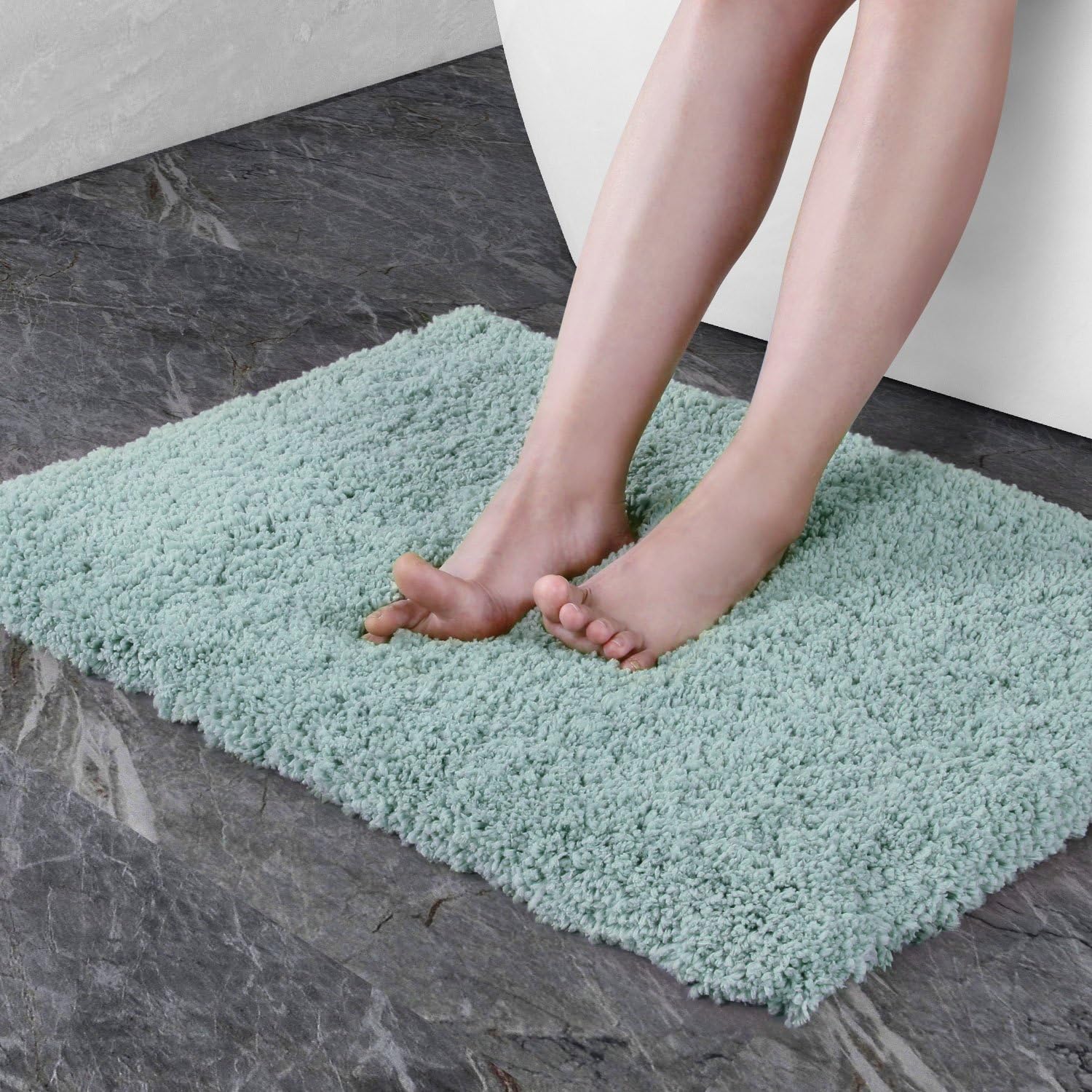 Norcho Soft Microfiber Water Absorbent Nonslip Antibacterial Rubber